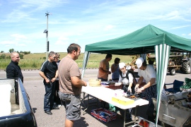 Busy at one of our lay-by pig roasts!